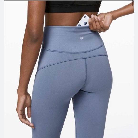 Lululemon Oasis Blue Movement 25" 7/8 Leggings - Picture 2 of 7